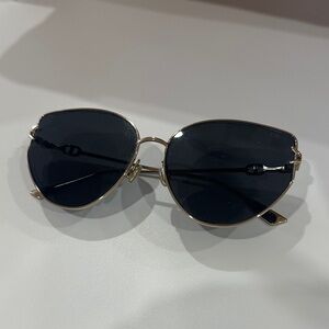 Christian Dior DiorGypsy1 gold sunglasses
